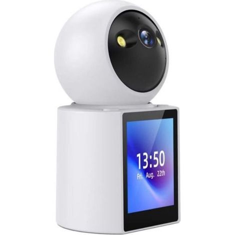 Klvgtifs Pu – Haustierkamera Mit Integriertem Bildschirm, Zwei-wege-audio, – Kabellose Wlan-überwachungskamera Mit 1080p-hd-video