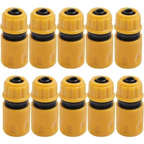 Schnellkupplungen Für Bewässerungssysteme – 10er-pack – Robuster Kunststoff – Rostbeständig – Kompatibel Mit 12-mm-schläuchen