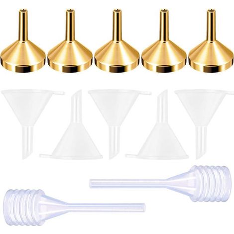 Pcs Miniatur-metalltrichter, Geeignet Zum Befüllen Von Mini-tropfern, Kleiner Trichter Für Parfümproben (18 Mm Durchmesser).