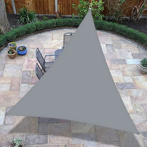 3x3x3 M Dreieckiges Sonnensegel Aus Wasserdichtem Segeltuch – Uv-schutz Für Garten, Terrasse, Balkon – Einfache Montage Mit Seilen