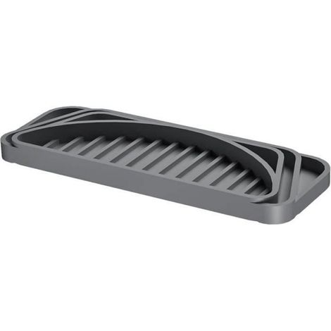 Tropfschale – Flüssigkeitsauffangschale Für Kühlschrank Und Gefrierschrank – Bpa-frei – Herausnehmbar – Grau – 1 Stück