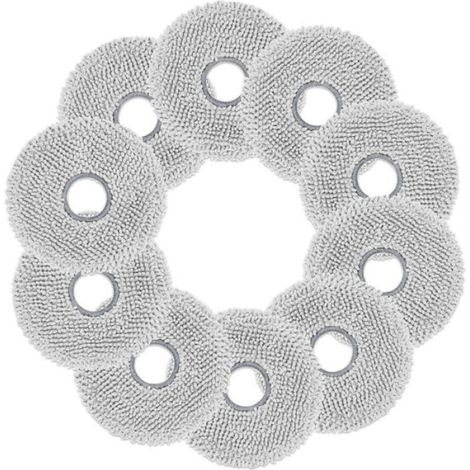 Mikrofaser-wischmopppad – Für Ecovacs Deebot T50 Saugroboter – Waschbar Und Wiederverwendbar – 10er-pack