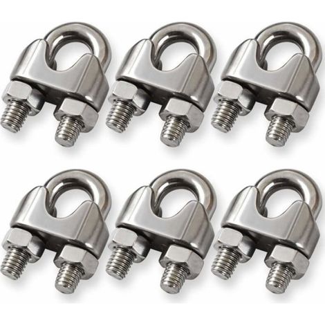 M10 Kabelbinder – Edelstahl 304 – 9,5 Mm – Für Seile, Banner, Sonnenschirme, Zelte, Geländer – 6er-pack