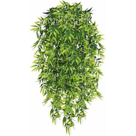Künstliche Hängepflanze – Bambus – 80 Cm – Für Drinnen Und Draußen – Wanddekoration Zum Aufhängen – 4er-set
