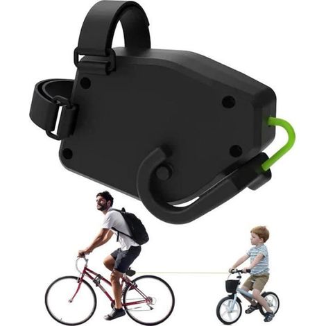 Fahrrad-abschlepphaken – Stahl + Nylonband – Kompatibel Mit Mountainbikes, Klassischen Fahrrädern Und E-bikes – Für Kinder – 1 Stück