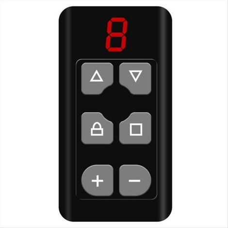 Mehrfrequenz-fernbedienung – 8 Kanäle – Kompatibel Mit 315 Mhz Bis 868 Mhz – Für Tore, Garagentore Und Rollläden – 1 Stück
