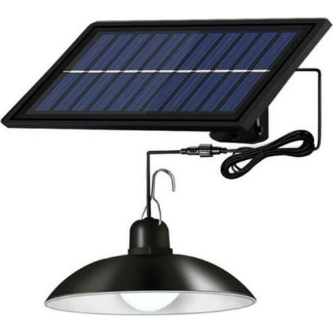 Solarlampe – Led Mit Fernbedienung – Innen-/außenbeleuchtung – Schutzart Ip65 – 3 M Kabel – 70 X 180 Mm – 2 X 2400 Mah – 8–10 Stunden Akkulaufzeit