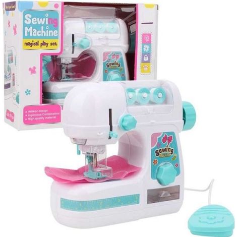 Elektrische Nähmaschine Für Kinder – Abs – Für Praktisches Lernen – Ab 4 Jahren – 4 Aa-batterien Erforderlich