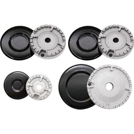 Gasbrennerdeckel – 8 Stück – Durchmesser 10 Cm, 7,4 Cm, 5,5 Cm
