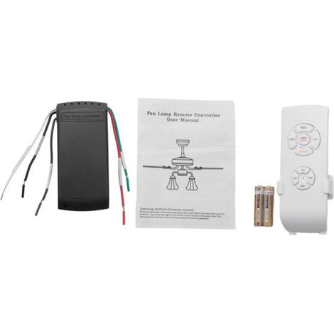 Deckenventilator – Fernbedienung – Kabellos – Timer – Universell – Für Innenräume/wohnungen – Set ×1