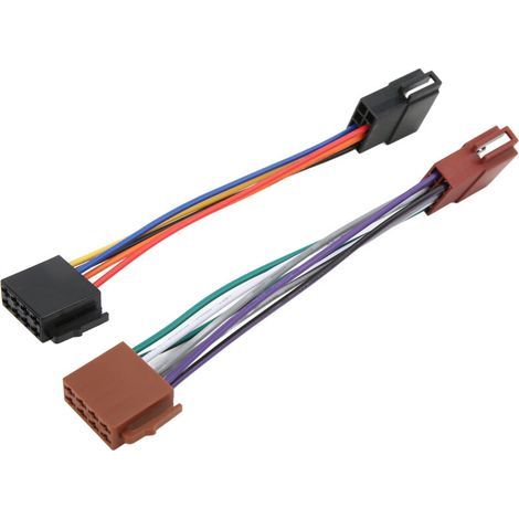 Iso-anschluss Für Autoradios – 16-poliger Stecker/buchse-adapter, Universell Kompatibel, Hochwertiges Empfängerkabel