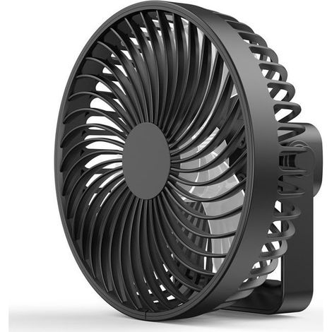 Tragbarer, Wiederaufladbarer Usb-ventilator, Mini-campingventilator, Geeignet Für Verschiedene Einsatzmöglichkeiten, Unter Anderem Im Zelt, Zur Wandmontage, Auf Dem Schreibtisch Oder Als Handventilato