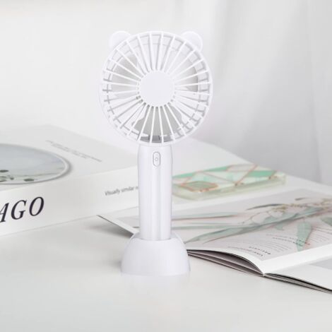 Mini-tischventilator Mit Usb-anschluss, 3 Einstellbare Geschwindigkeitsstufen, Tragbarer Mini-usb-ventilator Für Den Persönlichen Gebrauch, Batteriebetrieben.