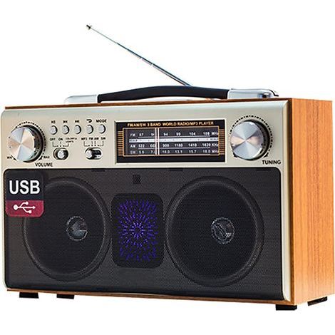 Retro-radio-kassettenspieler, Fm/dsp/bluetooth-radio, Stereo-wiedergabe, Tf/sd/usb-kartenunterstützung, Usb-aufladung
