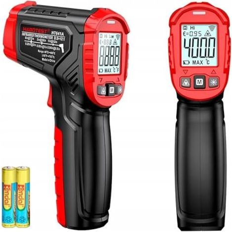 Infrarot-thermometer, Laser-thermometer Ht641a, Berührungslos -40–400 °c, Küchenthermometer