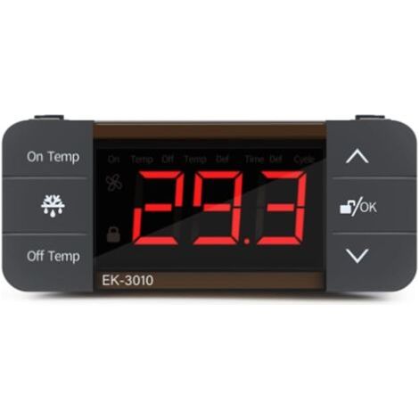Digitaler 220-v-temperaturregler – Kühlschrank-abtau-thermostat – Einfache Installation Und Bedienung