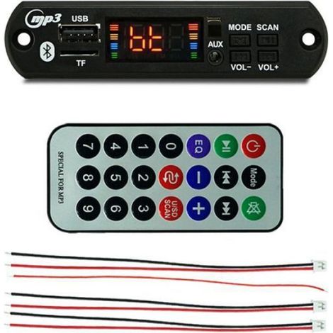 Mp3-decoderkarte – Bluetooth 5.0 – Ukw-radio – Usb-, Tf- Und Aux-eingang – 2 X 40 W Leistung – Audio-empfängermodul – 1 Stück