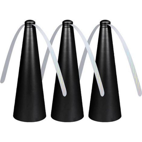 Fliegenabweisender Ventilator – Lichtaktiviert – Für Gartentische Und Picknicks – 3er-pack