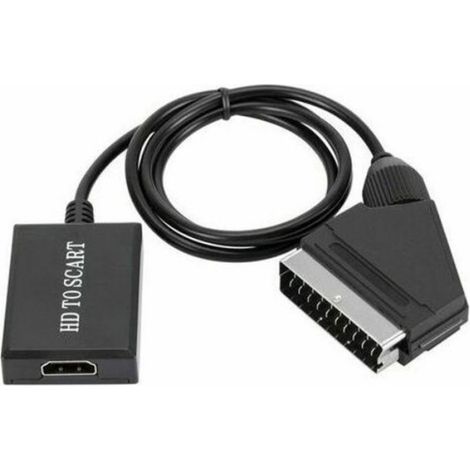 Hdmi-zu-scart-konverter – 1080p – Hdmi 1.4-kompatibel – Pal/ntsc-modus – Für Ältere Fernseher – 1 Stück