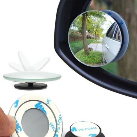 Konvexer Spiegel – Durchmesser 30 Cm – Betrachtungswinkel 130° – Für Mehr Sicherheit Im Straßenverkehr – 1 Stück