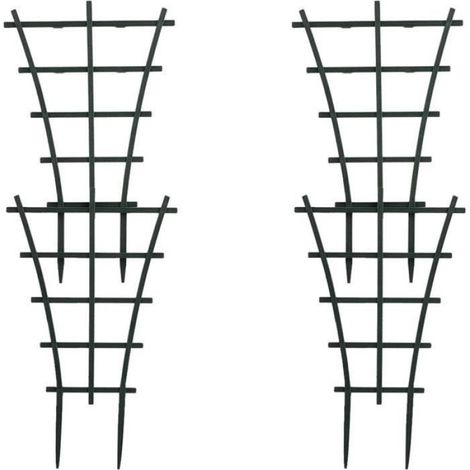 Rankgitter Für Kletterpflanzen – 4er-set Aus Robustem Kunststoff – Maße: 60 X 60 Cm