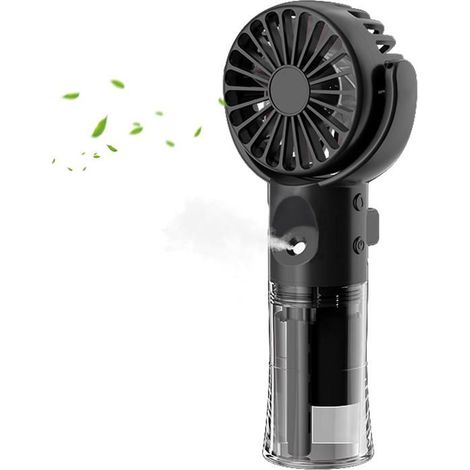 Tragbarer Sprühventilator, 4 Geschwindigkeitsstufen, Usb-aufladbar, Batteriebetrieben