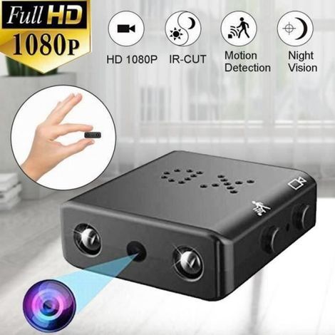Mini-spionagekamera – 1080p – Nachtsicht – Bewegungserkennung – Für Zuhause, Büro, Auto – 1 Stück
