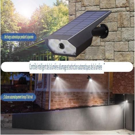 Solar-außenleuchte – 42 Led-lampen – Bewegungsmelder – Weißes Licht – 800 Lumen