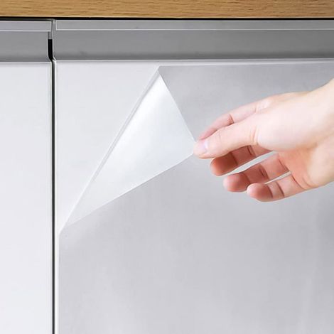Transparente Klebefolie – 60 X 500 Cm – Zum Schutz Von Küchenwänden Und Möbeln – Selbstklebende Pet-rolle
