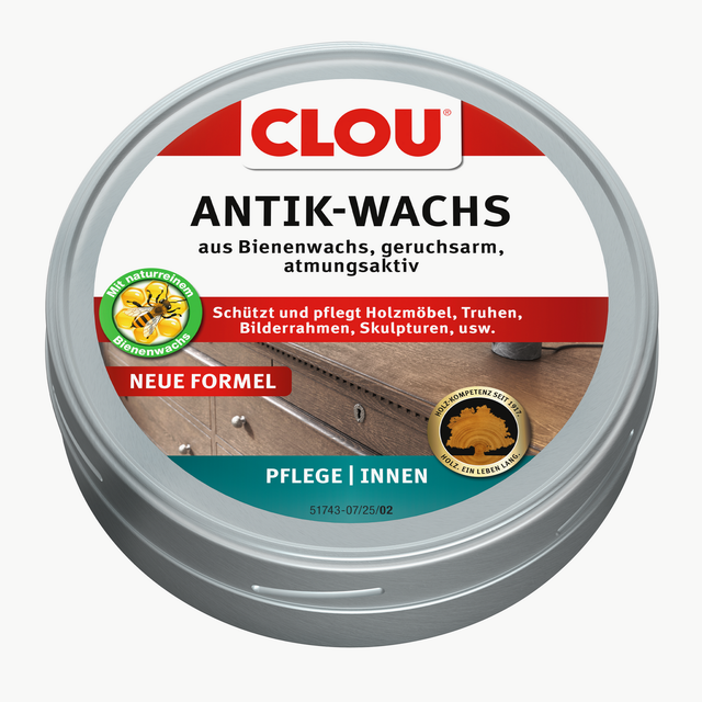 Clou Antik-Wachs 200 ml fest natur Holzschutzlasur