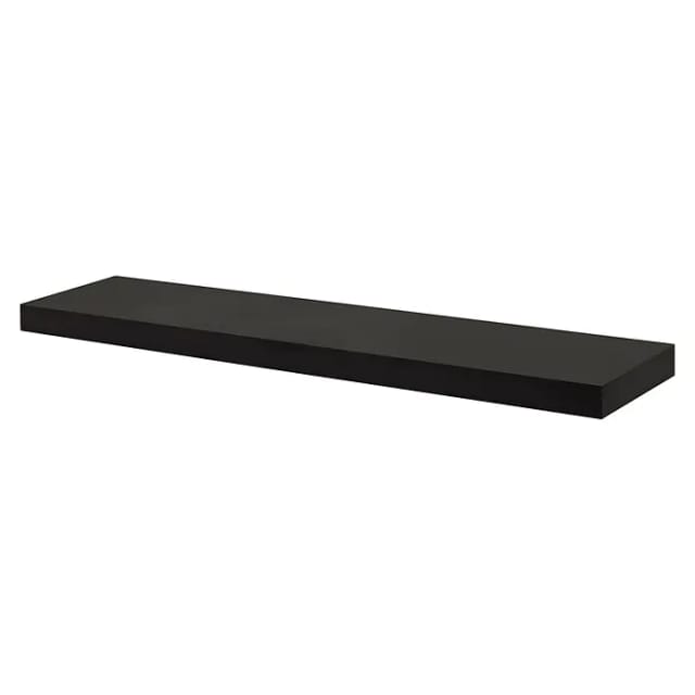 Dolle Wandregal 115 x 25 cm 50 mm schwarz Wandregal