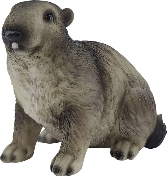 Dekofigur Murmeltier 22 cm bunt Dekofigur