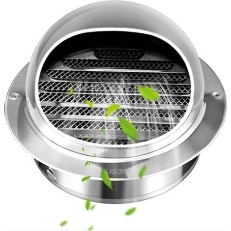 Rundes Lüftungsgitter – 120 Mm – Edelstahl 304 – Rostbeständig – Geeignet Für Küchenabzugshauben