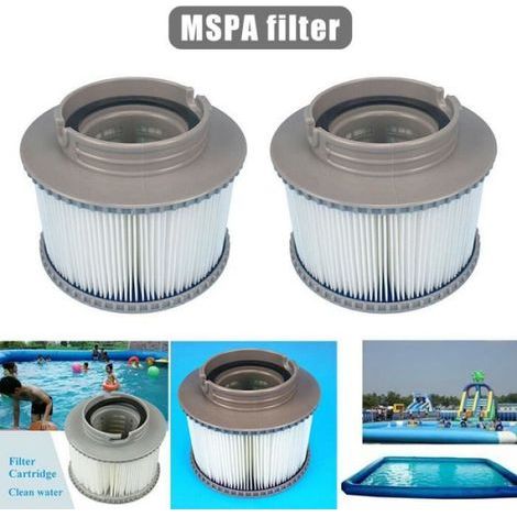Filterkartusche – Durchmesser 110 Mm – Höhe 86 Mm – Für Whirlpools Und Schwimmbäder – 2 Stück