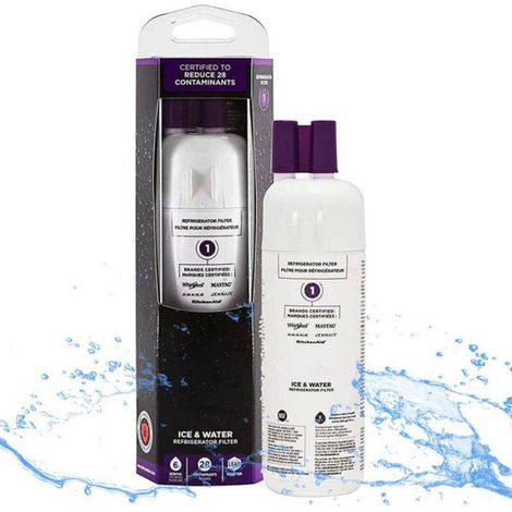 Edr1rxd1 Kühlschrankfilter – Aktivkohlefilter Für Wasser Und Eis – Kompatibel Mit Side-by-side-kühlschränken Und Gefrierschränken Oben/unten – 1 Stück