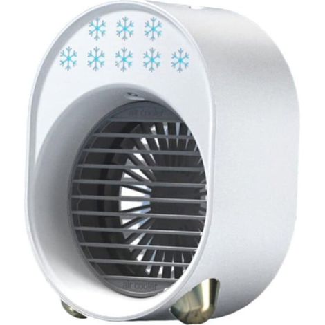 Mini-klimaanlage Für Unterwegs – Benötigt Einen Abluftanschluss – Leiser Ventilator – Kompakte Größe – Leicht Zu Transportieren