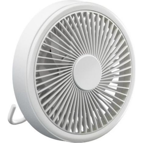 Tragbarer Deckenventilator – Kabellos – Usb – Für Camping, Büro, Studentenwohnheim – Weiß – 1 Stück