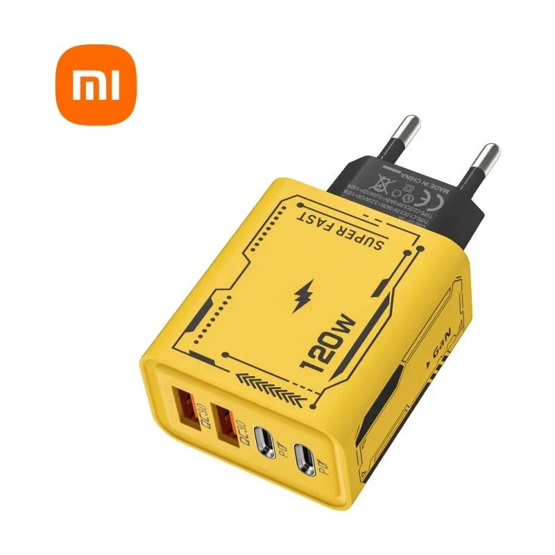 Xiaomi 120w Ultra-schnelllade-typ-c Gan-ladegerät, Usb-c Qc 3.0 Ladeadapter Für Iphone, Samsung Und Xiaomi