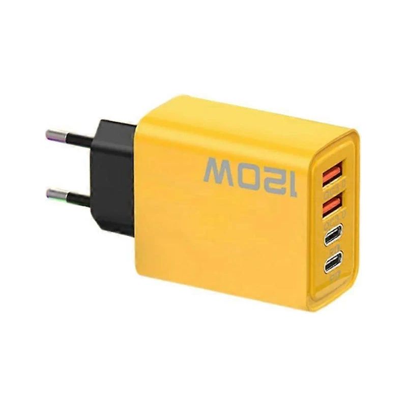 【bq】120-w-usb-ladegerät Mit 4 Anschlüssen Zum Schnellladen Verschiedener Elektronischer Geräte, Inklusive Netzstecker