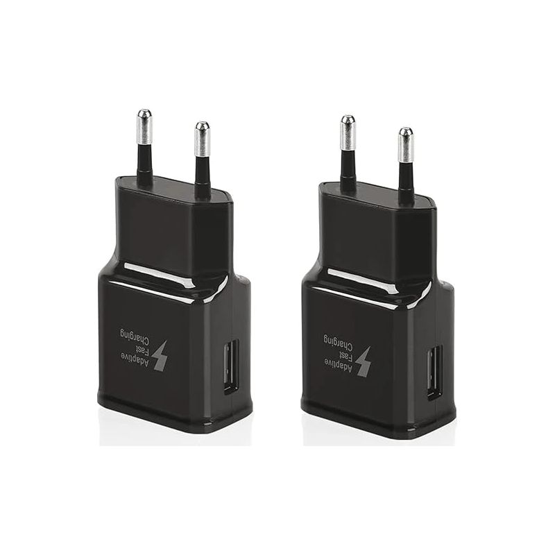 2er-pack Usb-ladegeräte, Kompatibel Mit Samsung Galaxy S Edge/plus/active Smartphones Und Anderen, Schnellladegerät.
