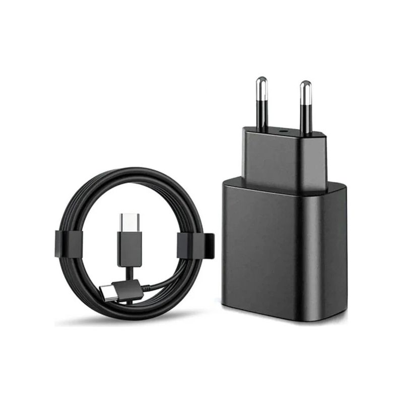 Nn 45w Schnellladegerät Kompatibel Mit Samsung Usb-c, 2m Kabel, 1 Schnelllade-netzteil Für Galaxy-geräte, Schwarz, 1-p Samsung (45w Schwarz)