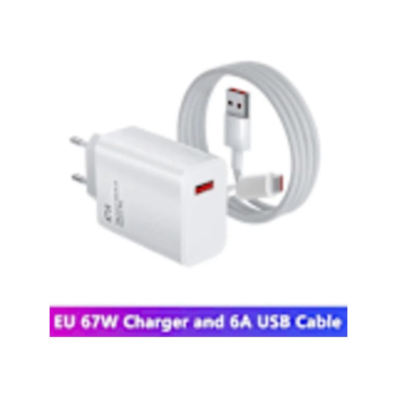Xiaomi 67w Usb-ultraschnellladegerät, Netzteil, 6a Typ-c-datenkabel, Kompatibel Mit Mi 12/11, Poco X5/x4 Pro, Redmi Note 9/10/11.