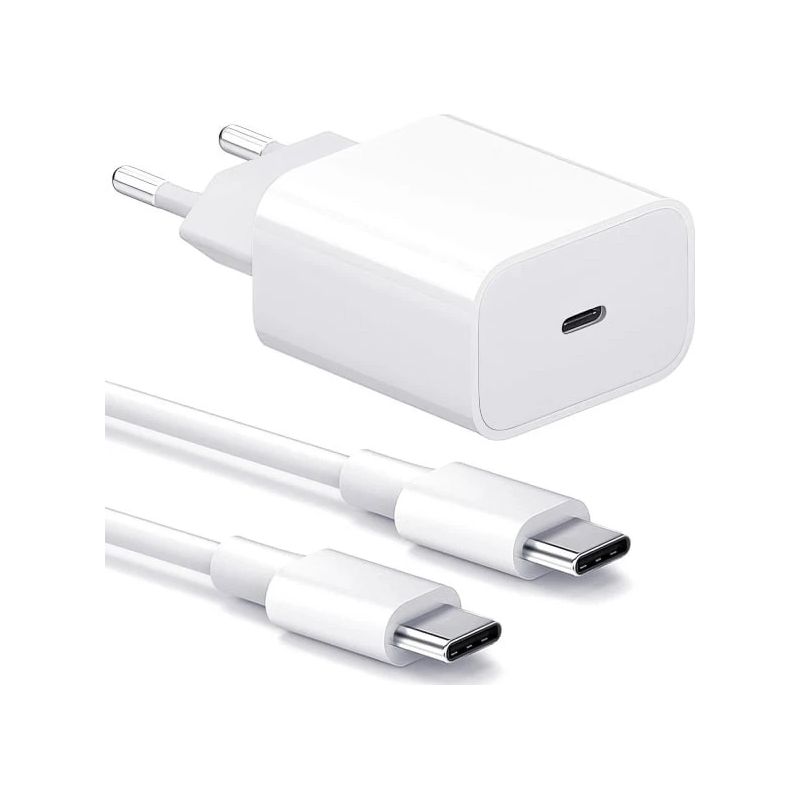 Samsung 20w Schnellladegerät Mit 1m Usb-c-kabel – Weißer Stecker Für Smartphones Und Tablets, 1 Stück (20w Weiß)