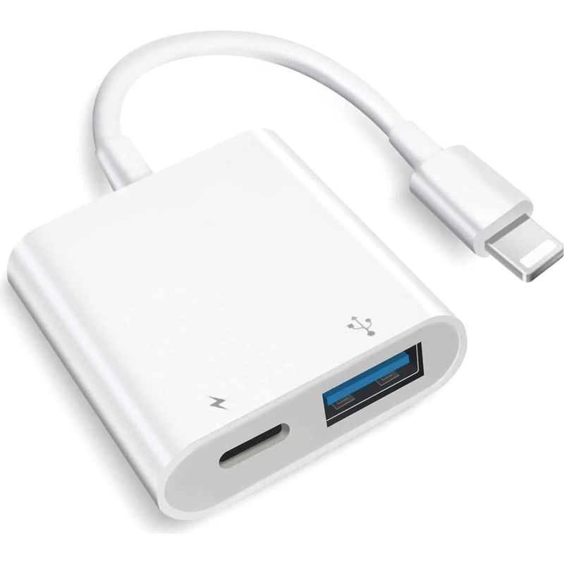 Lightning-auf-usb-3.0-otg-adapter Für Iphone, Ipad Und Usb-kamera Mit Schnellladefunktion