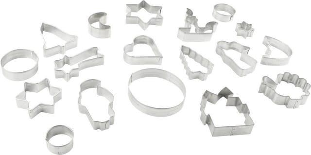 Zenker Ausstechformen-Set Box silber 18 Stück