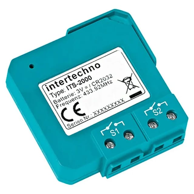 Intertechno Twin-Sender Funk ITS-2000 für Smart Home
