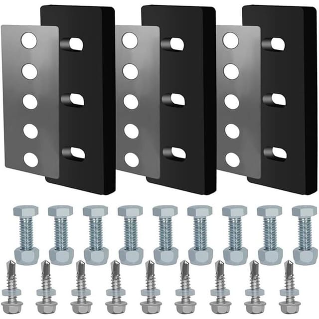 Set Mit 3 Schneefräsenaufsätzen, Schneefräsen-ersatzteilset, Adapter Kompatibel Mit Den Meisten Schneefräsen, Sechskant-unterlegscheibenkopf