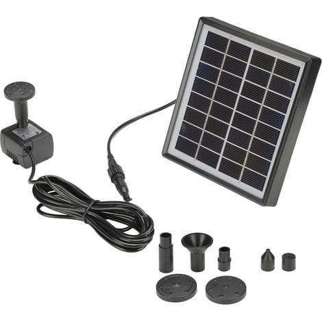 Solar-wasserbrunnen, 2-w-energiespar-solar-vogeltränken-brunnenpumpe Für Gärten