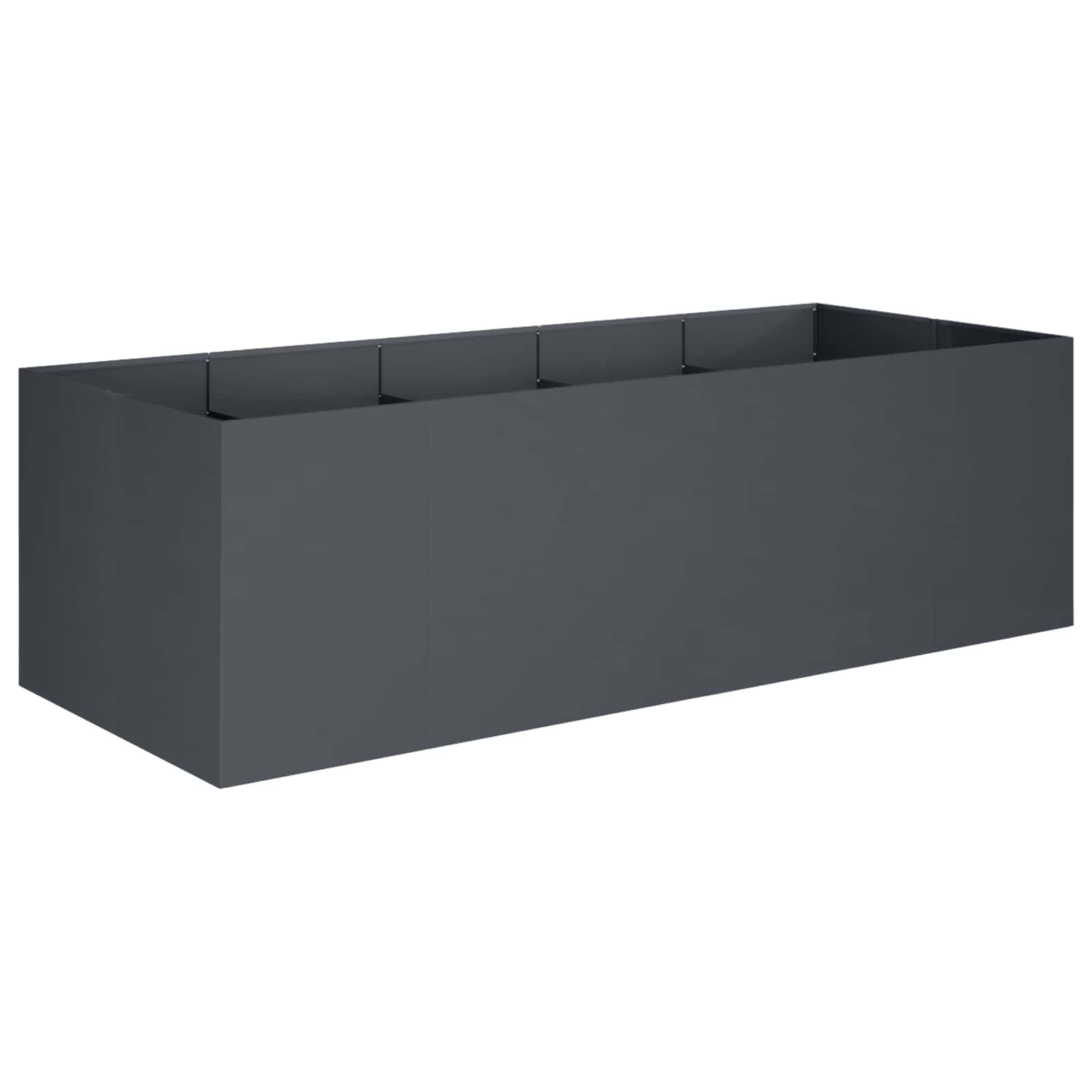 Garten-pflanzgefäß Anthrazit 200 X 80 X 60 Cm Vidaxl