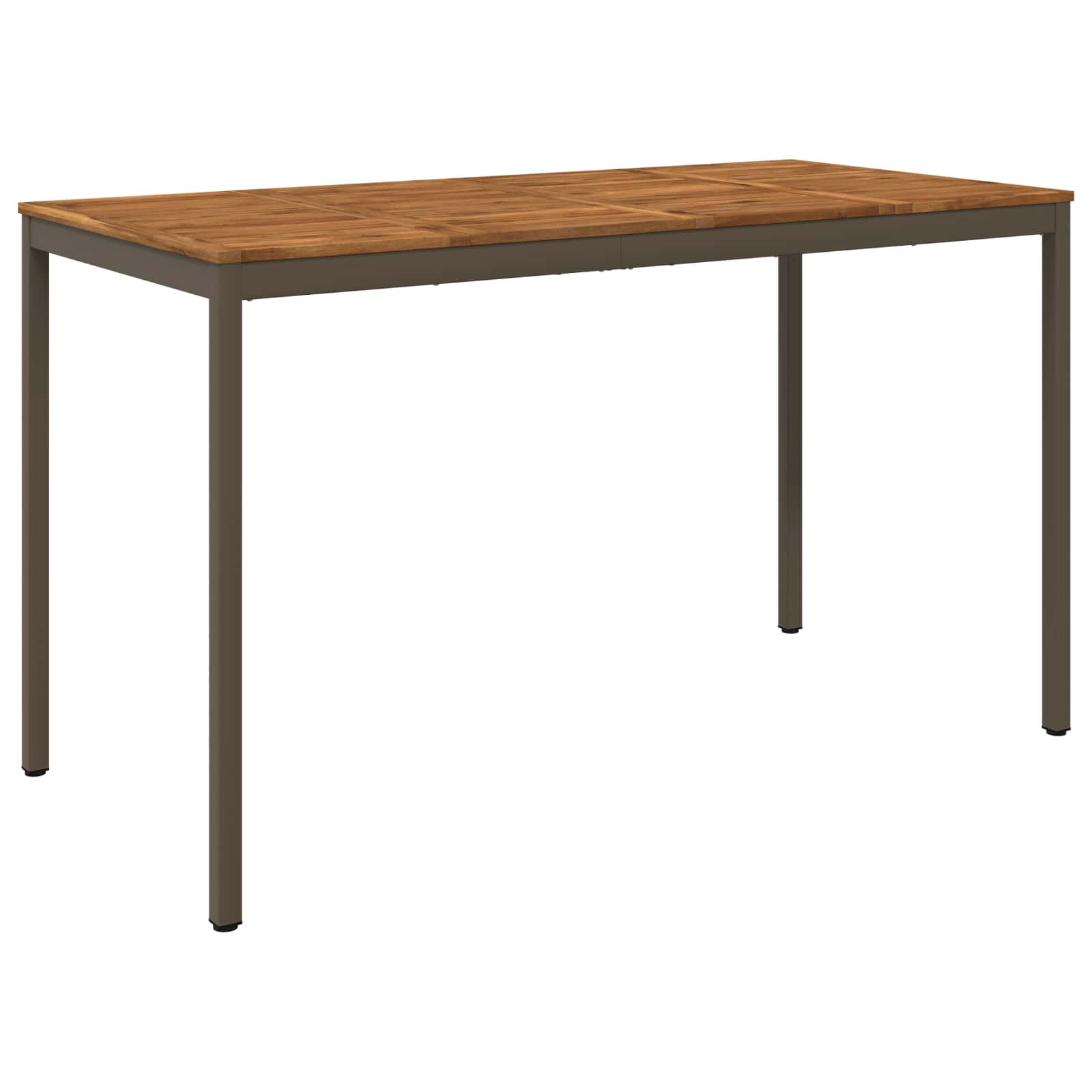 Gartenbar-tisch Natur Und Kaffee 180 X 88,5 X 105 Cm Vidaxl